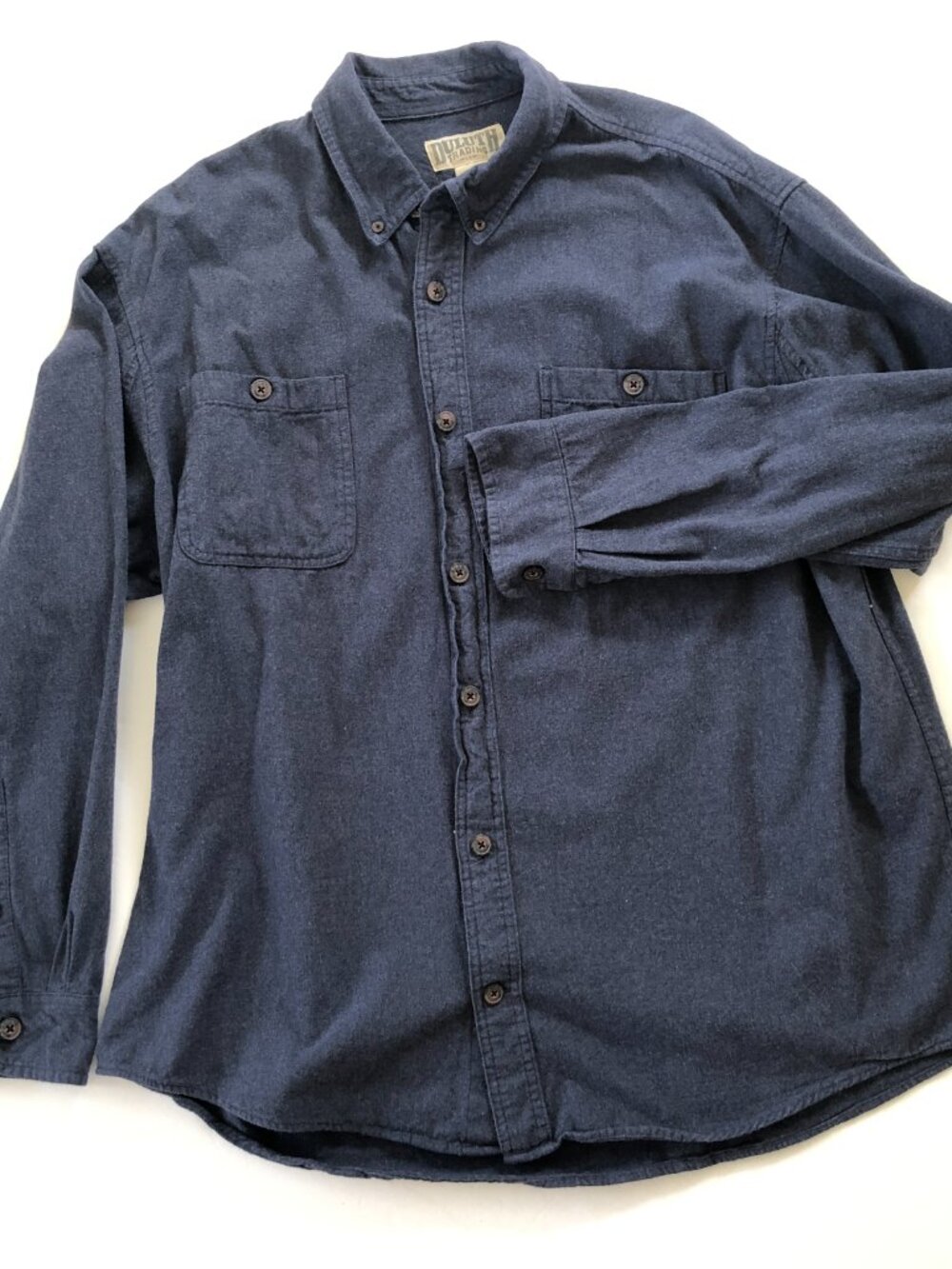 Duluth Trading Heavy Soft Cotton L/S Button Shirt XL